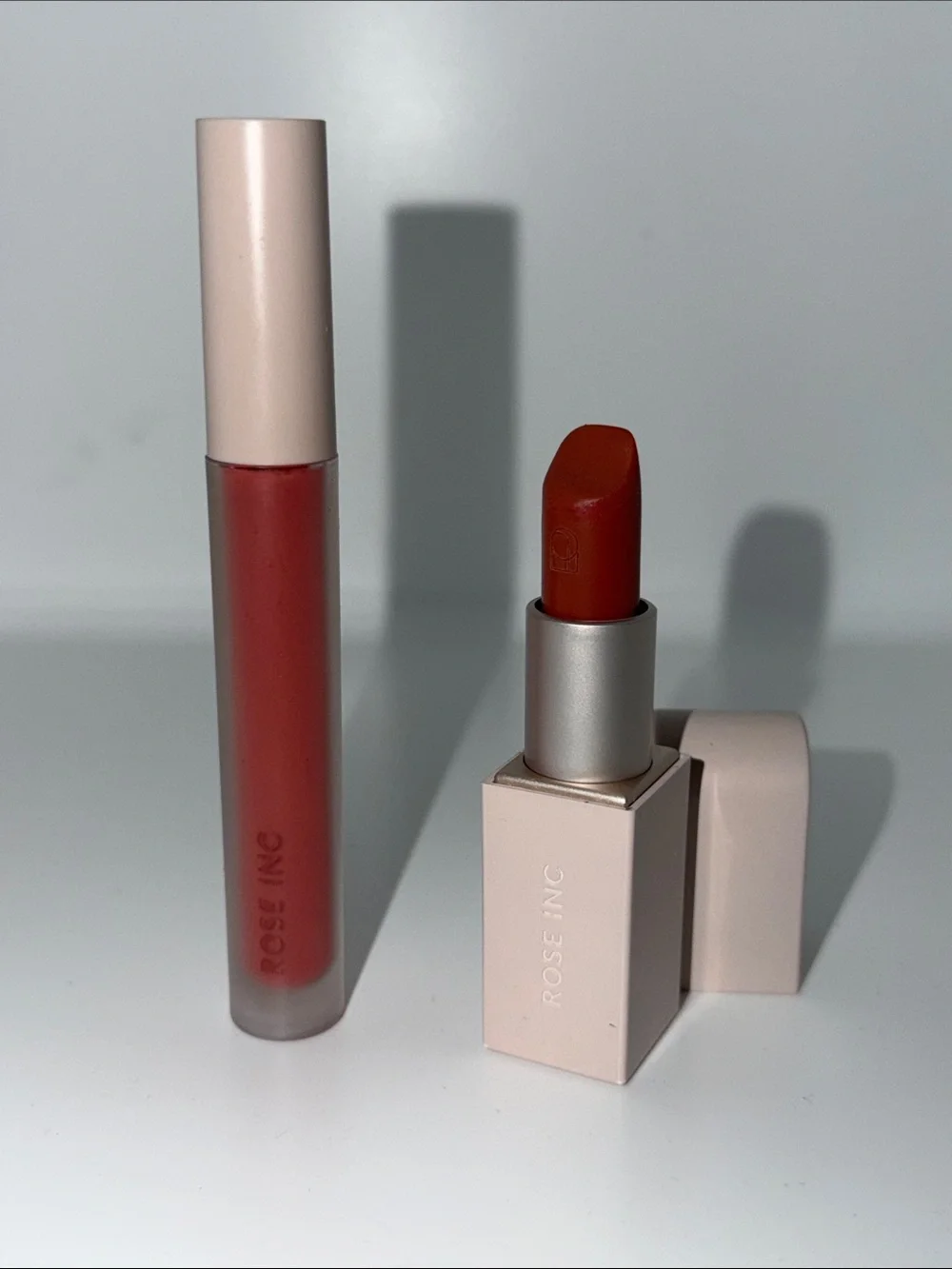 Rose Inc Lip Duo: Satin Lipstick - Hypnotic shade & Lip Cream Tube